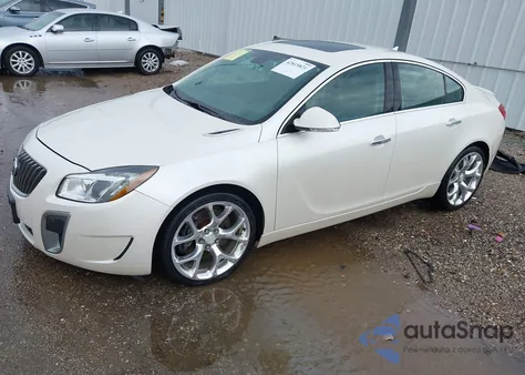 2013 Buick Regal Gs из США, поврежденный, VIN 2G4GV5GV8D9246414